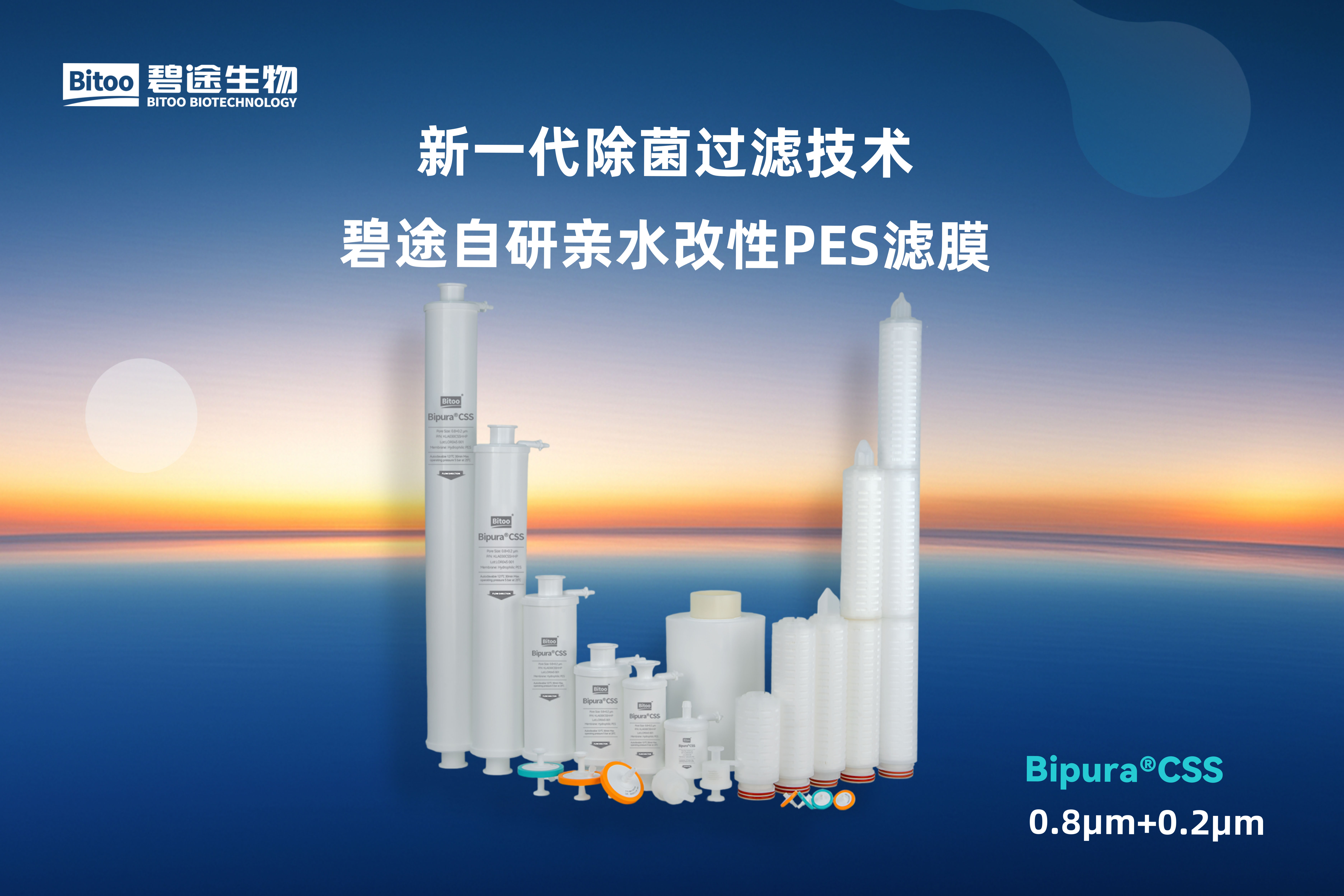 Bipura®CSS 除菌过滤器(0.8μm+0.2μm)