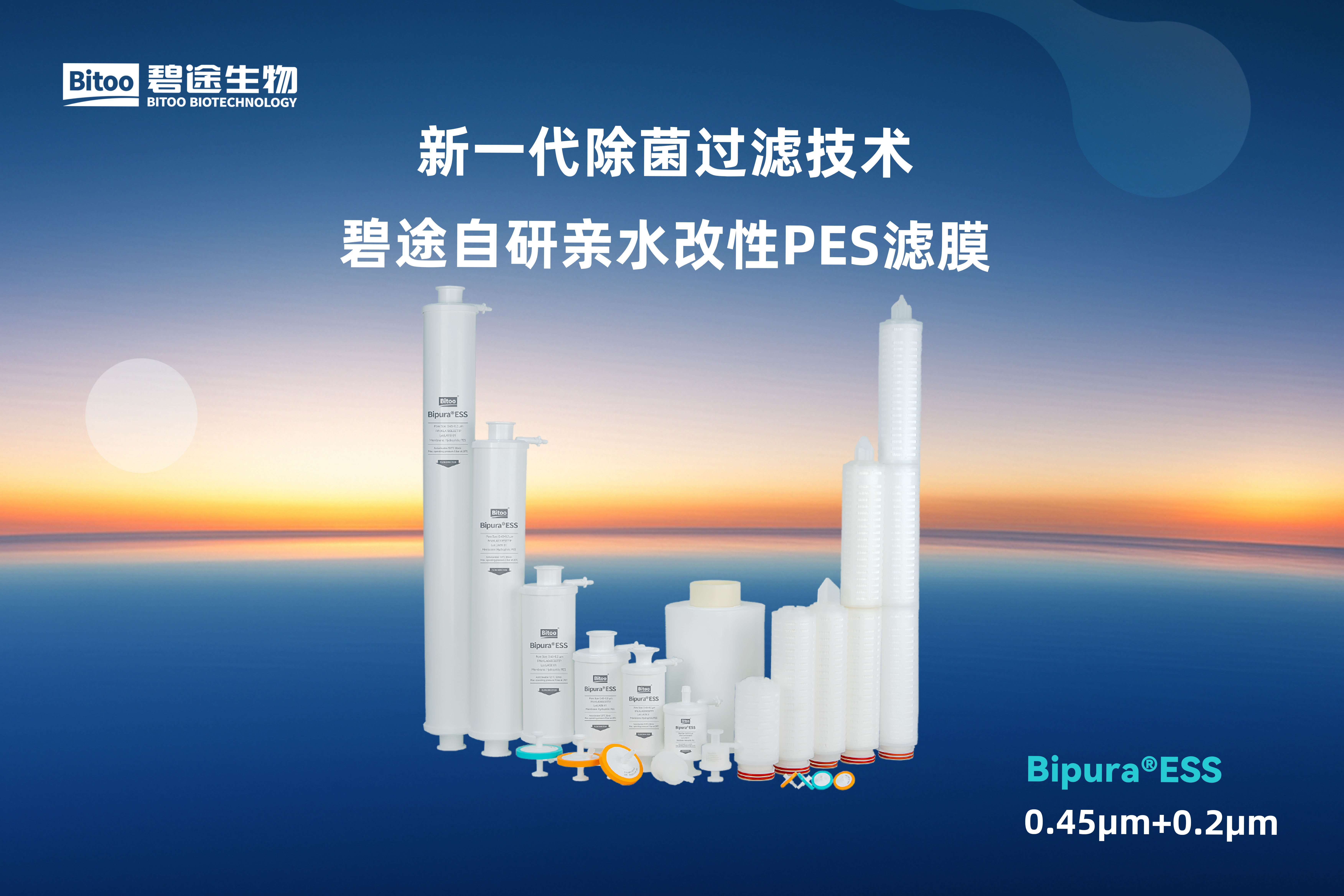 Bipura®ESS 除菌过滤器(0.45μm+0.2μm)